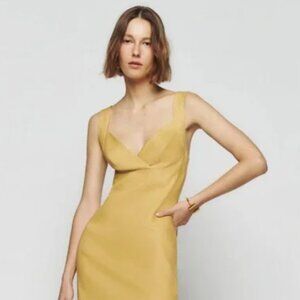 NWT Reformation Allira Linen Dress